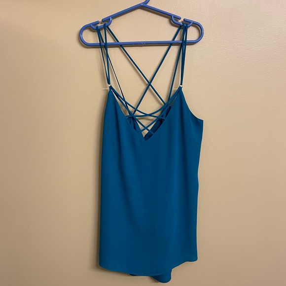 Teal blue Express tank top - Picture 4 of 4